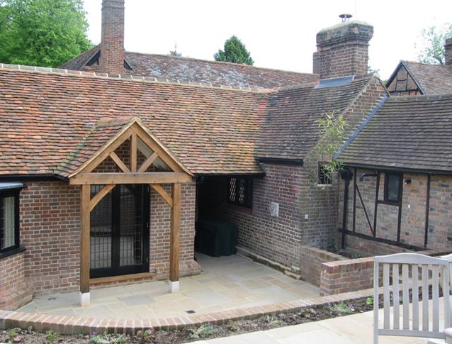 Single storey brick extension to grade listed building