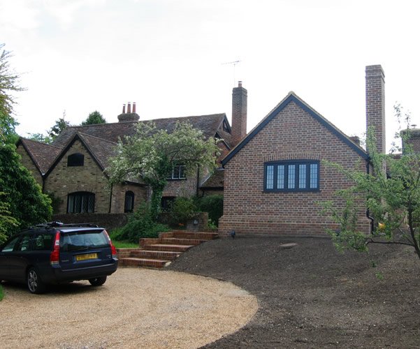 Traditional brick extension